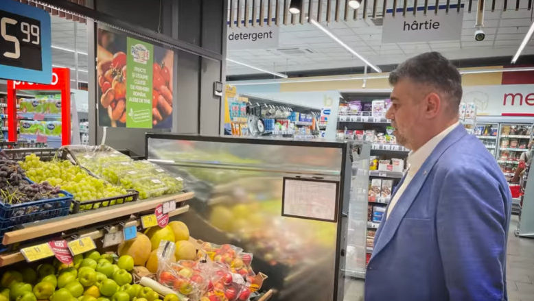 Ciolacu s-a dus să vadă cu ochii lui dacă au scăzut prețurile în magazin