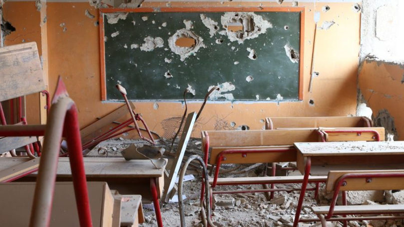 UNICEF: Peste 1.300 de școli, distruse în Ucraina din cauza războiului