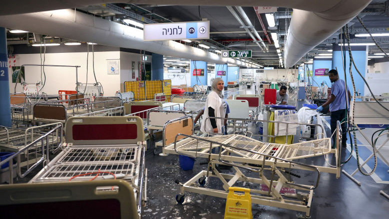 Israelul a amenajat cel mai mare spital subteran cu 2.000 de paturi