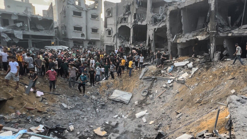 Israelul a bombardat o tabără de refugiați din Fâșia Gaza: 50 de morți