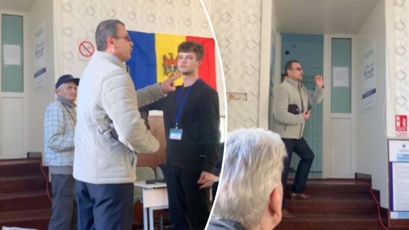 Un bărbat a făcut scandal la o secție de votare din Capitală. Motivul