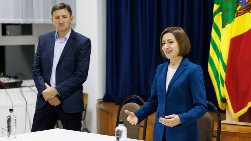 Sandu a vorbit cu oamenii din Trușeni despre integrare: UE înseamnă pace