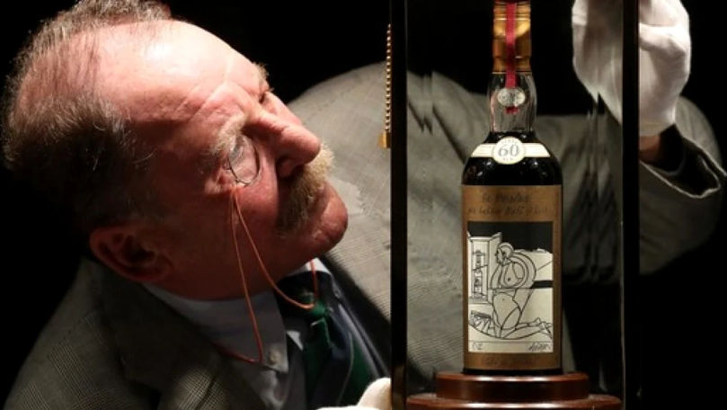 Cea mai scumpă sticlă de whisky din lume, vândută la licitație