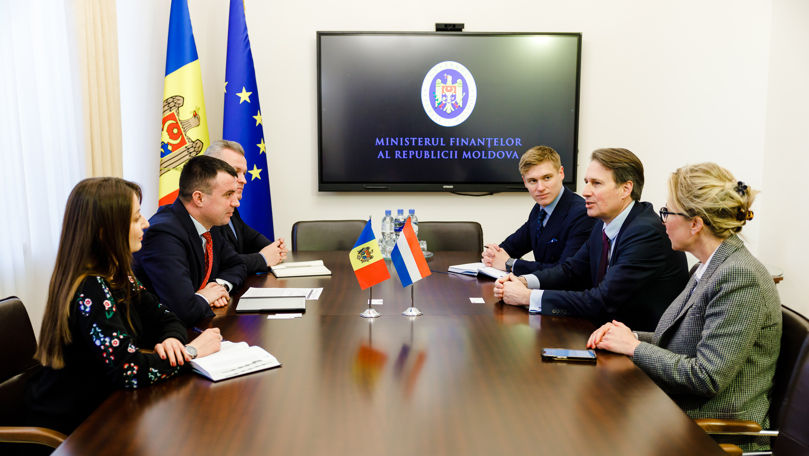 Ministrul finanțelor s-a întâlnit cu ambasadorul Olandei la Chișinău