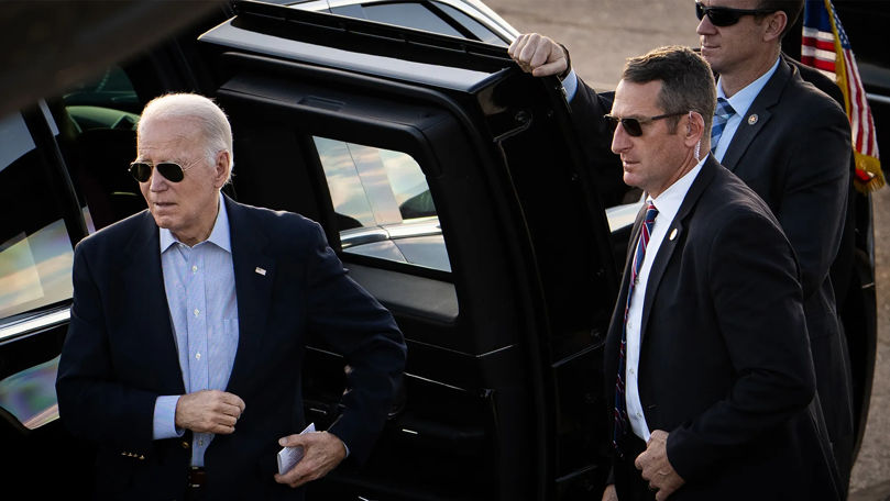Alertă de securitate în SUA: Mașina din convoiul lui Joe Biden, accidentată