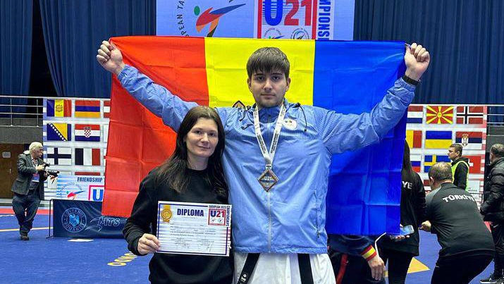 Dragoș Marinescu a cucerit argintul la Europenele Under 21