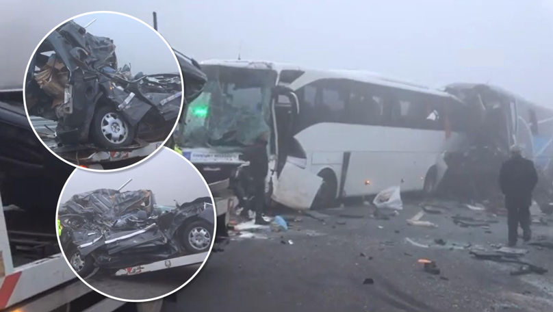Tragic accident în lanț în Turcia: Zece morţi şi 59 de răniţi