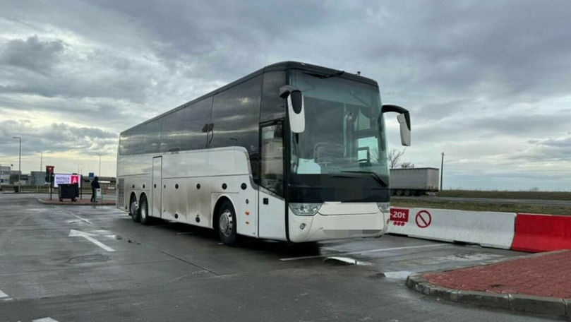 Amendă uriașă pentru un șofer moldovean de autocar, în România. Ce încălcări a comis