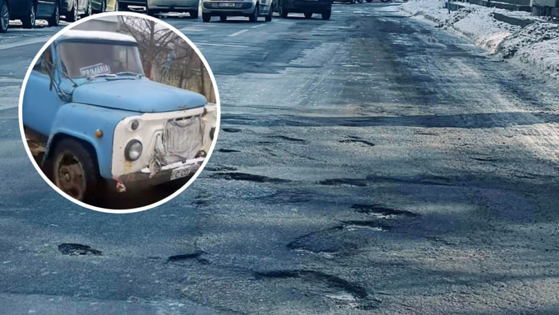 Tehnica secolului XXI: Gropile din Durlești, plombate cu lopata și ZIL-ul