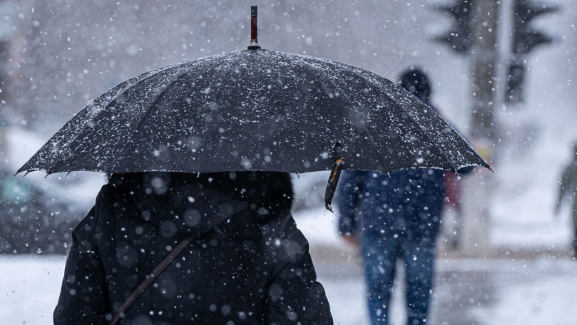 Alertă meteo: Cod Portocaliu de lapoviță și ninsori. Perioada vizată