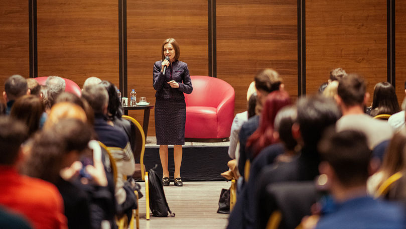 Maia Sandu s-a întâlnit cu comunitatea de moldoveni din Timișoara
