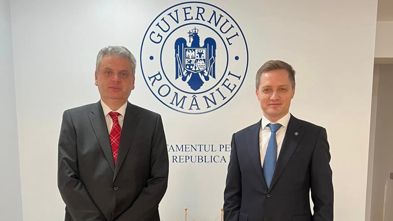 Oleg Serebrian a avut o întrevedere cu Adrian Dupu la București. Subiectele abordate