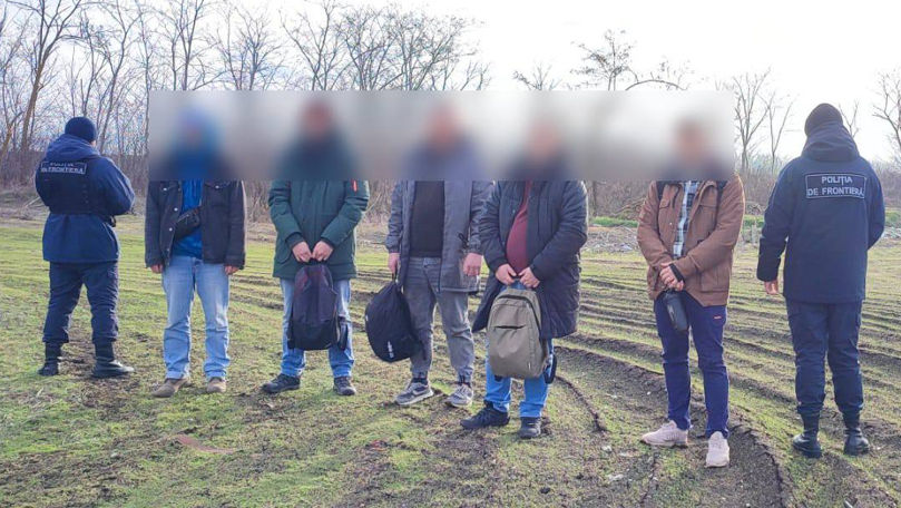 Cinci ucraineni, prinși la scurt timp după ce au ajuns ilegal în Moldova