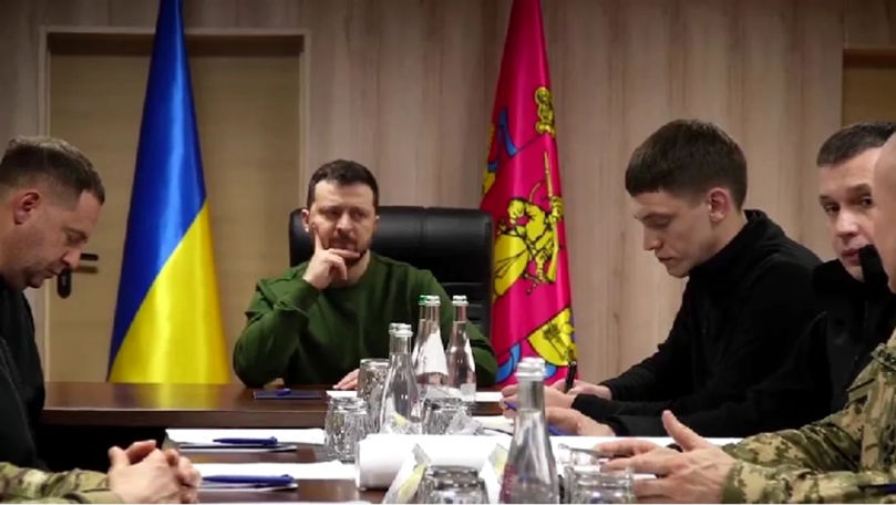 Zelenski vizitează trupele din Zaporojie pe fondul disputei cu generalul Zalujnîi