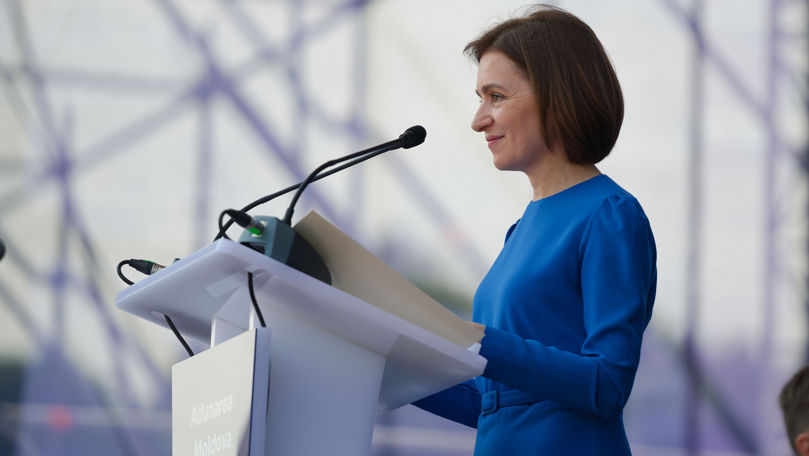 Sondaj: Maia Sandu ar mai obține încă un mandat de șef al statului