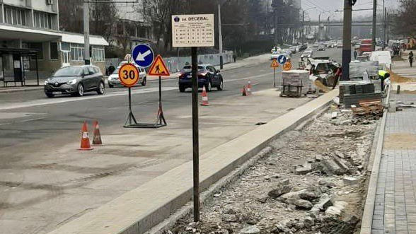 Traficul pe bulevardul Decebal, suspendat parțial: Anunțul Primăriei