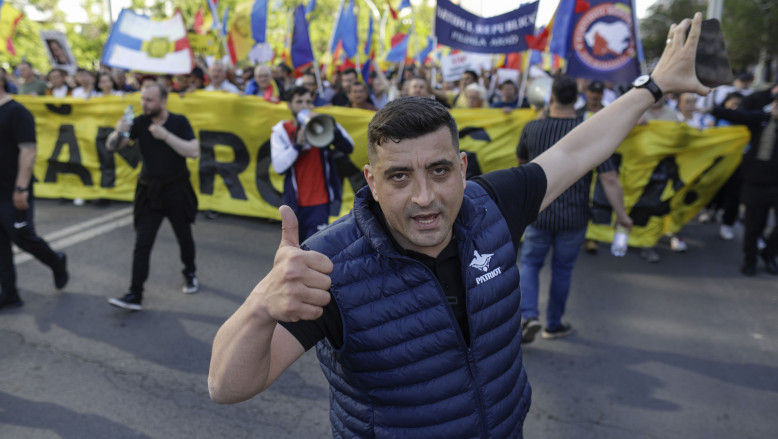 IGP: AUR ar fi plătit 200 de moldoveni pentru a protesta la București
