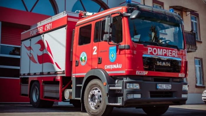 Incendiu la un local din Chișinău: O persoană a suferit arsuri