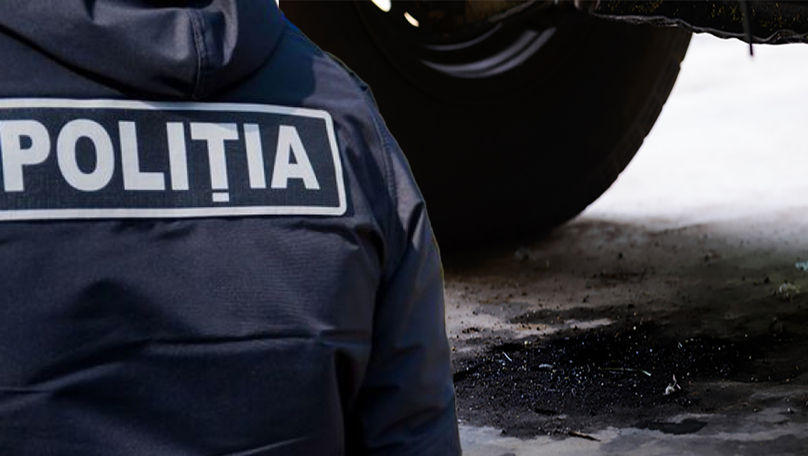 O baltă de ulei, lăsată în urmă de un evacuator. Ce a făcut Poliția