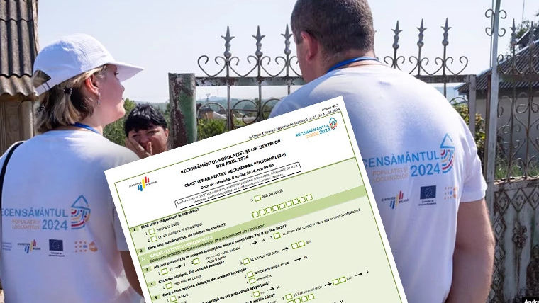 Recensământ: De ce nu-s încă amendați cetățenii care nu răspund la întrebări