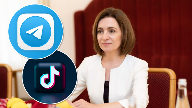 TikTok și Telegram, blocate în campania electorală? Cum răspunde Sandu