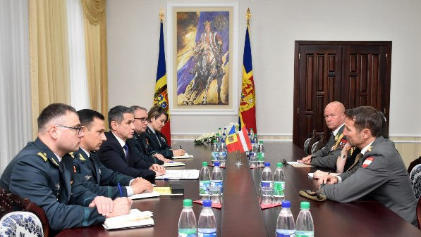 Atașatul militar al Austriei și-a încheiat mandatul în R. Moldova