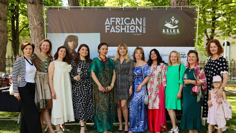 Un spectacol caritabil de modă africană a fost organizat în Capitală