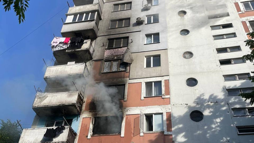 Un incendiu a avut loc în Capitală: Trei persoane au fost evacuate