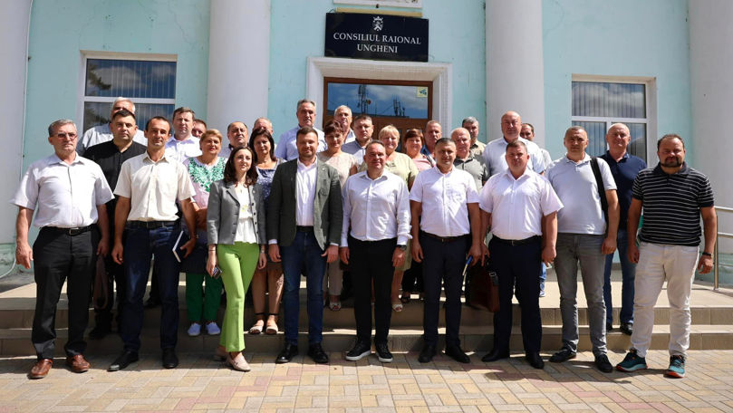 Gestionarea deșeurilor, discutată de Lazarencu cu primarii din Ungheni