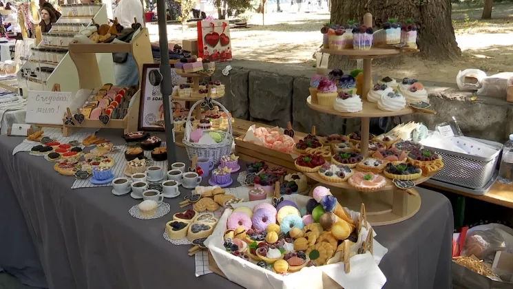 Săpun sau lumânări: Zeci de comercianți și-au expus produsele la târg