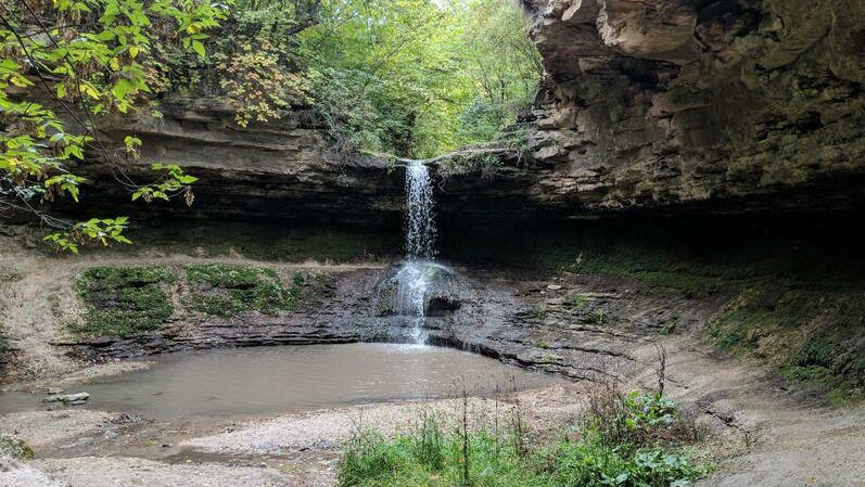 Cascada de la mănăstirea Saharna nu mai curge. Internauți: Vai de capul nostru