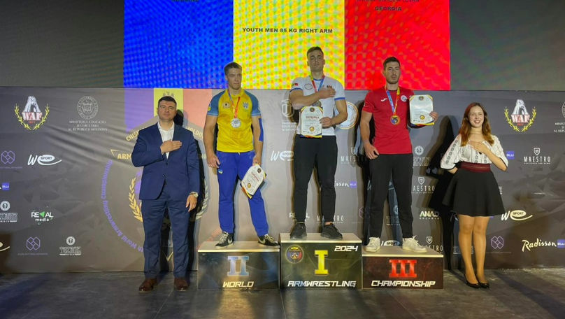 Succese remarcabile pentru Moldova la Campionatul Mondial de Armwrestling