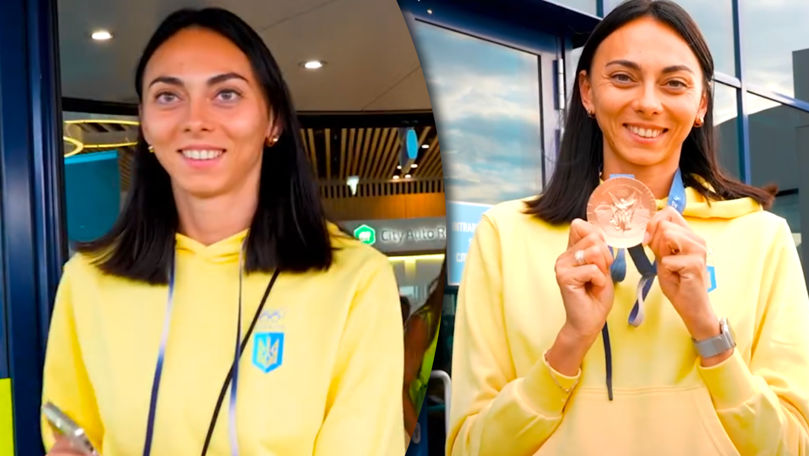 O olimpică ucraineană a trecut prin Moldova în drumul său lung spre casă