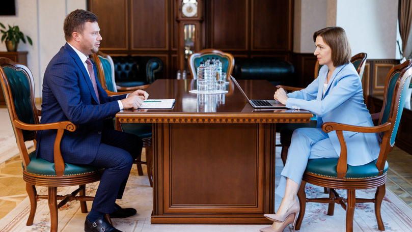 Programul național de împădurire: Maia Sandu, în discuții cu Sergiu Lazarencu
