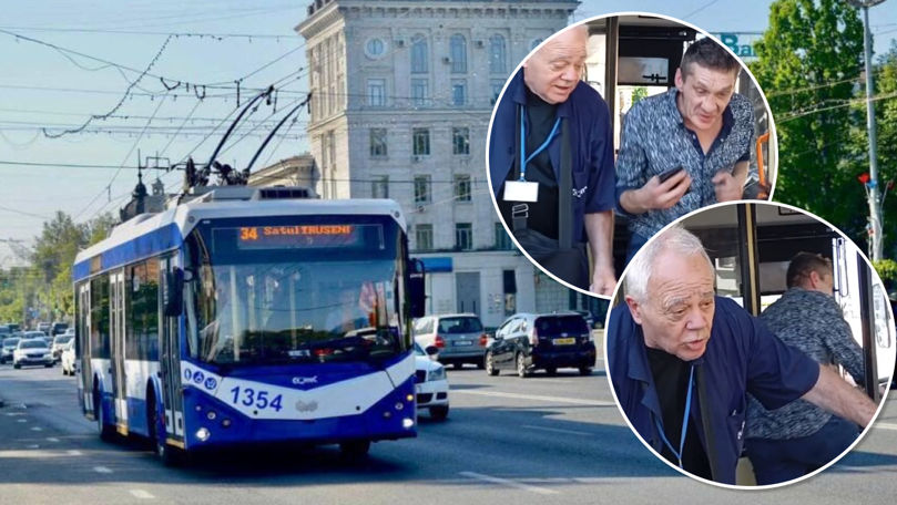 Scandal în Capitală: Șoferul unui troleibuz, acuzat că ar fi beat
