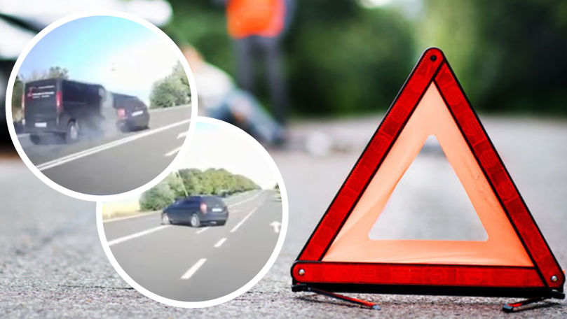 Accident mortal la Sângerei: Momentul, fixat de un participant la trafic