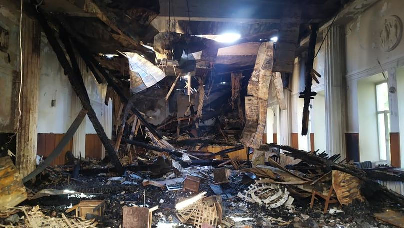 Filarmonica Națională rămâne în ruine, la patru ani de la incendiu