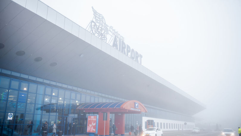 Activitatea aeroportuară din Chişinău a fost perturbată din cauza ceții