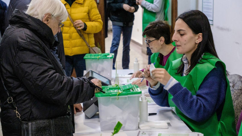 Alegeri în Georgia: Partidul de guvernământ conduce cu 53% din voturi