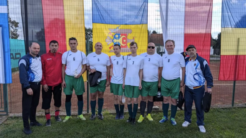 Naționala Moldovei de Fotbal pentru Nevăzători, locul cinci la Turneul din Praga