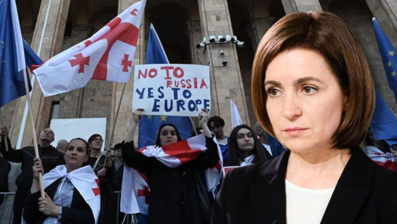 Sandu: Moldova este solidară cu Georgia în lupta sa pentru libertate