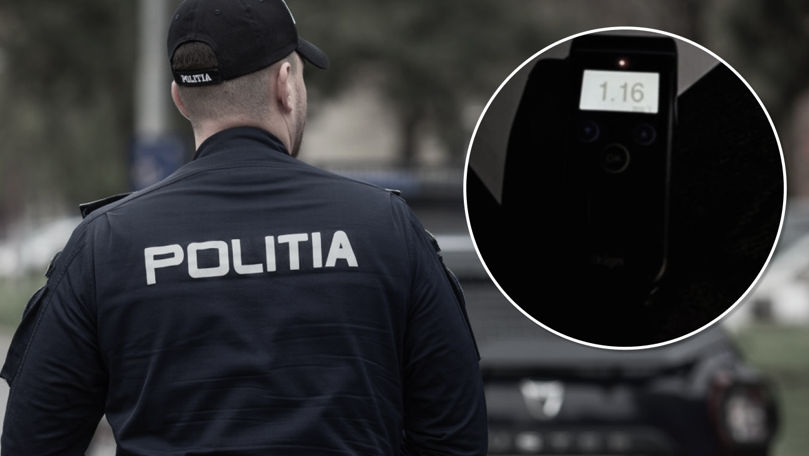 Un șofer din Capitală, prins beat criță la volan de poliție: Ce riscă