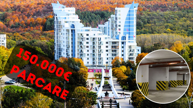 Prețuri cosmice în Capitală: Două locuri de parcare se vând cu 150.000 de euro
