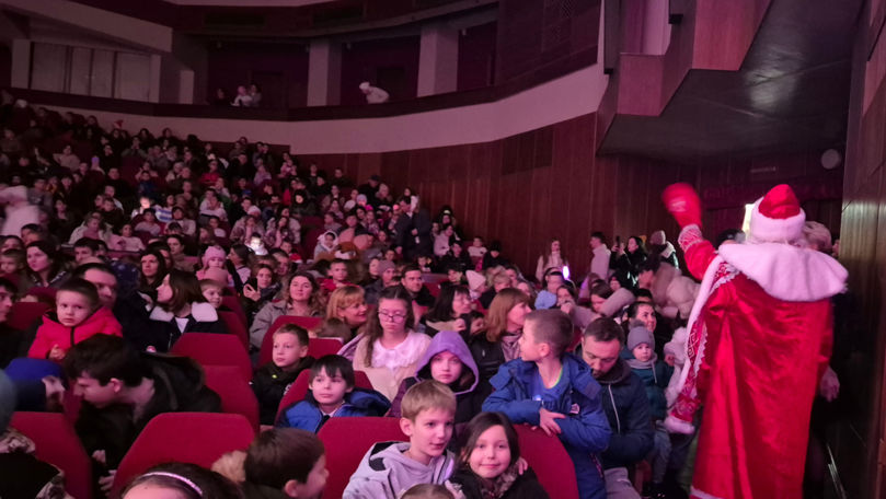Spectacolul de circ Magia Crăciunului a unit copiii din Moldova și Ucraina
