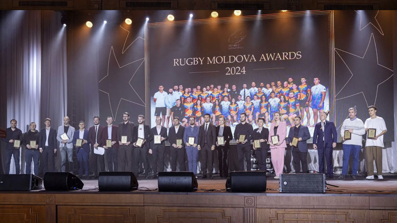 Rugby-ul moldovenesc: Laureații anului 2024, desemnați la o gală festivă