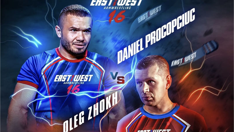 Armwrestling: Daniel Procopciuc se va confrunta cu Oleg Zhokh la o nouă categorie