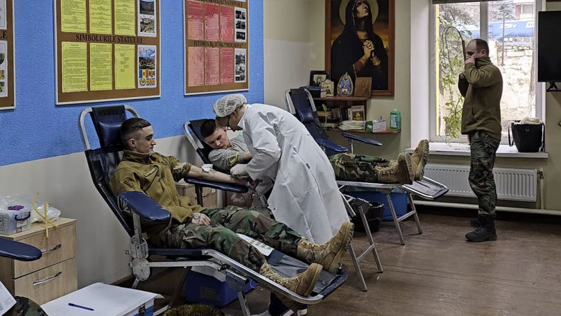 Militarii din Bălți au donat sânge pentru a salva vieți
