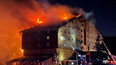 Incendiul devastator de la hotelul din Turcia: 14 persoane, arestate