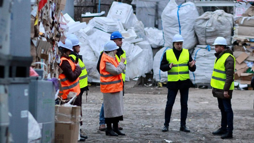 Ministrul Mediului a făcut o vizită la fabrica de reciclare din Bălți