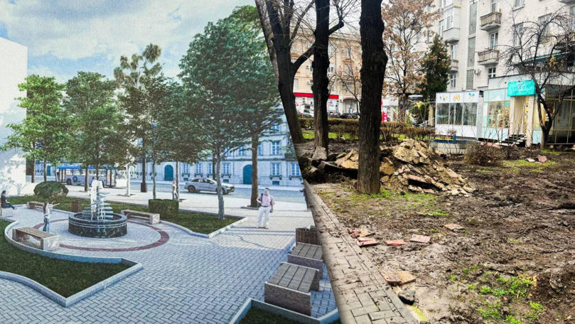 Bulevardul Ștefan cel Mare și Sfânt va beneficia de un nou scuar modern